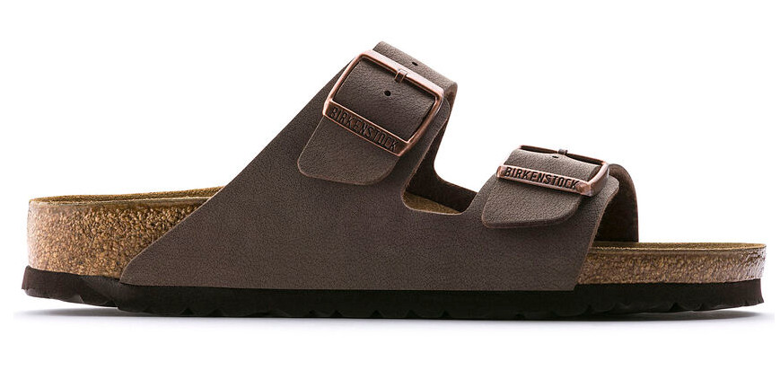 Birkenstock Arizona Birko-Flor Birkibuc Women Sandals Mocha Double Breasted37-45