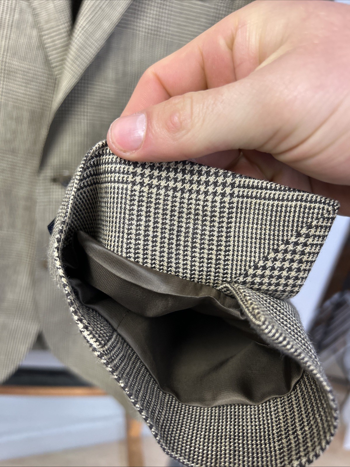 POLO RALPH LAUREN 44R Linen Glen Check Sport Coat Jacket Tweed Houndstooth BNWT