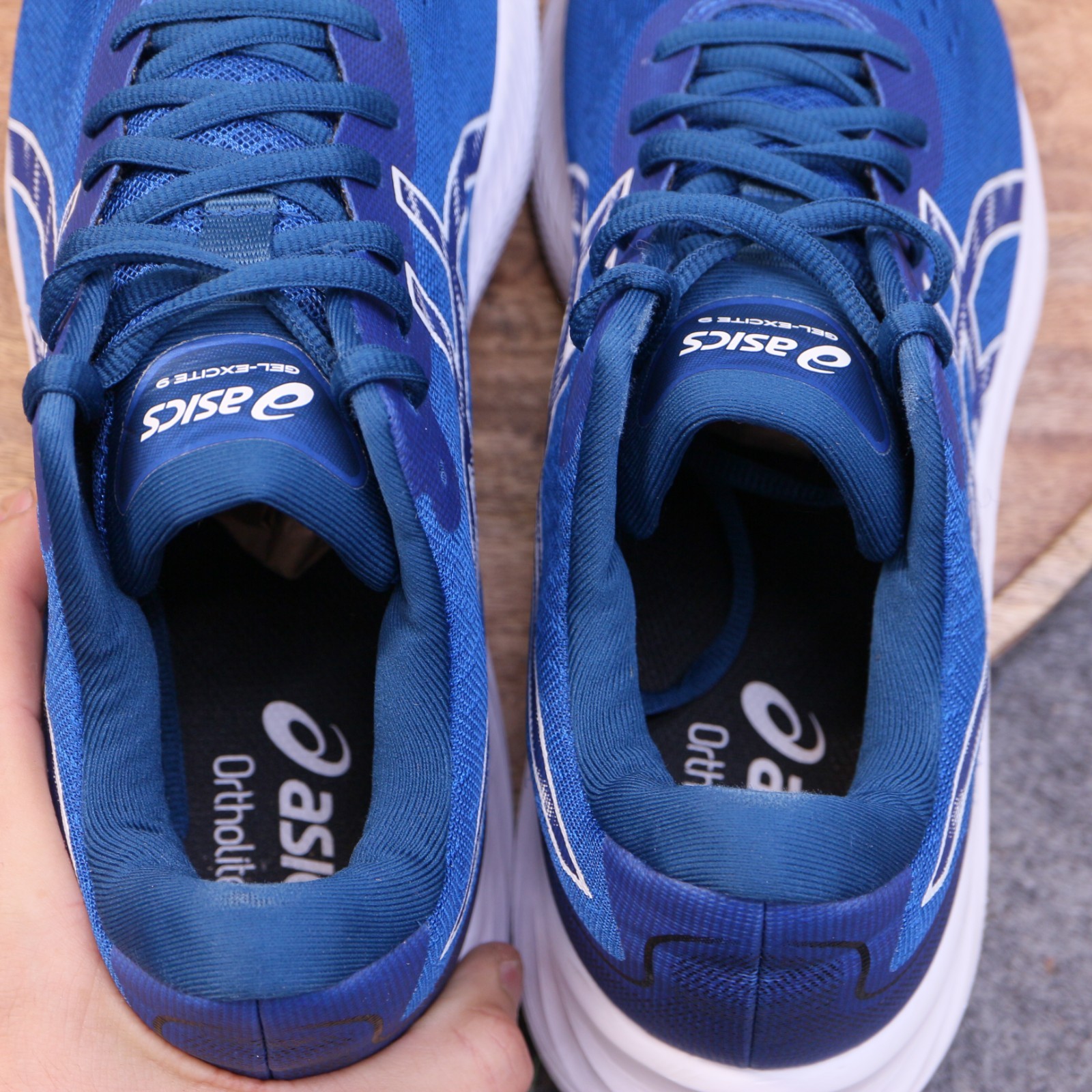 Asics Gel-Excite 9 1011B338-400 Mens Size 12 Running Shoes Lake Drive Sneakers