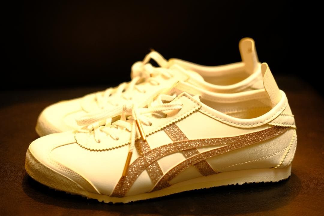 Onitsuka Tiger Mexico 66 White Rose Gold Unused Men 5.0 US