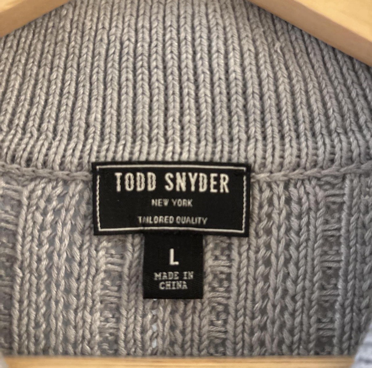Todd Snyder Linen-cotton Blend Sweater Polo Size Large Grey