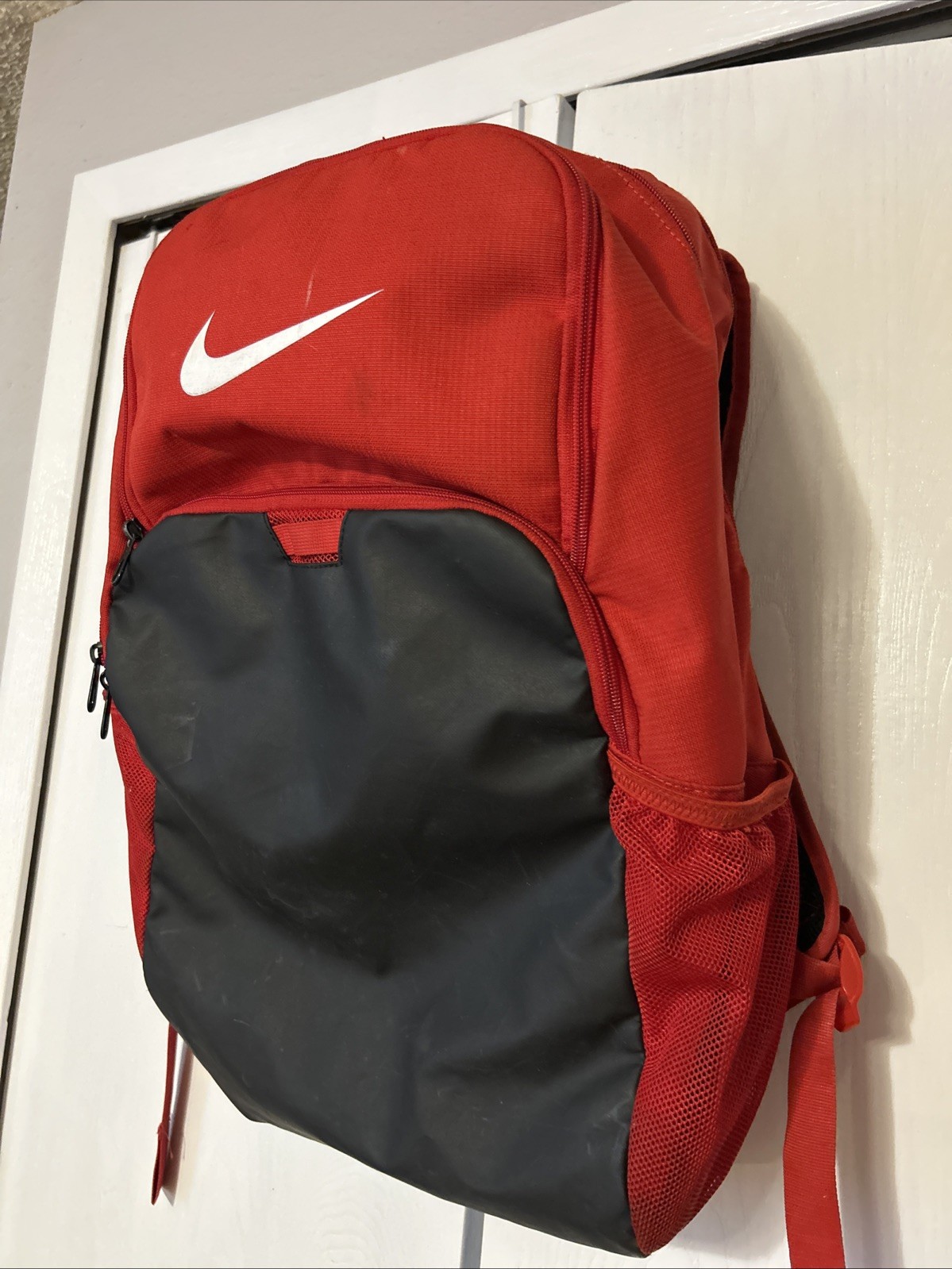 ~ Nike ~ Brasilia Backpack Red and Black Extra Large Backpack Unisex