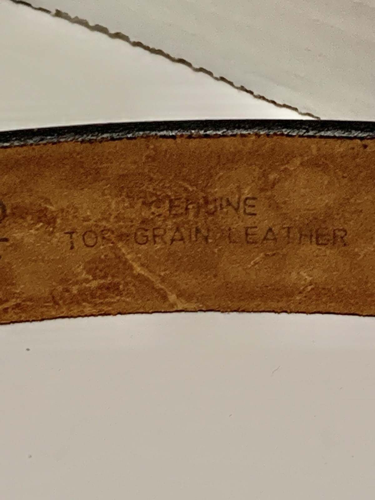 Men VNTG 40 “Comanche “Handmade Genuine Top grain Leather Belt 56364 Made In USA