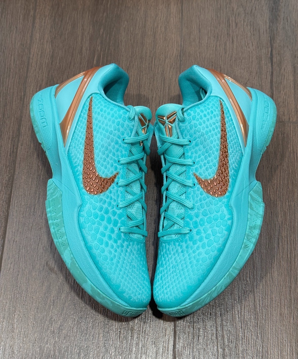 NEW Nike Kobe 6 Protro Hyper Turquoise Metallic Copper IQ5774-300 Basketball Sho