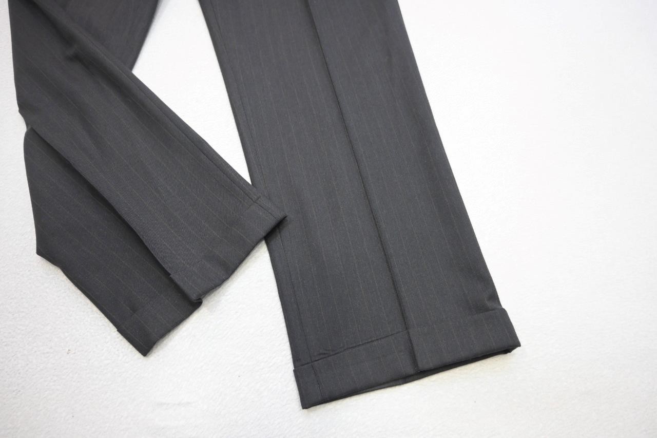 Jos A Bank 100% Wool Striped 2 Piece Suit Pants Jacket Mens Sz 34 x 31 40 R