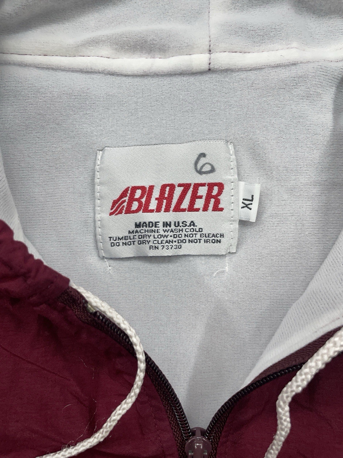 Vintage 90s Blazer Central Square Tennis Jacket Men’s XL USA Track Windbreaker