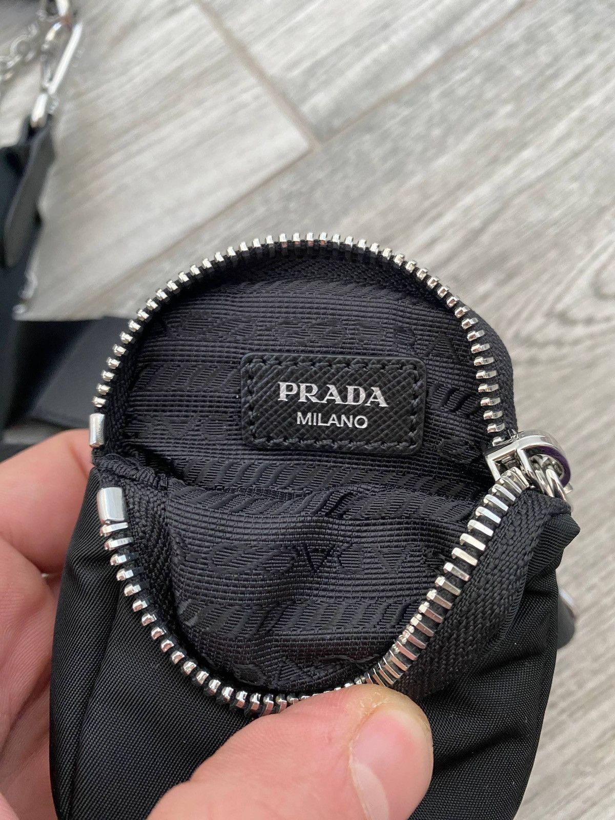 PRADA Re-Edition 2005 Shoulder Bag Black Nylon