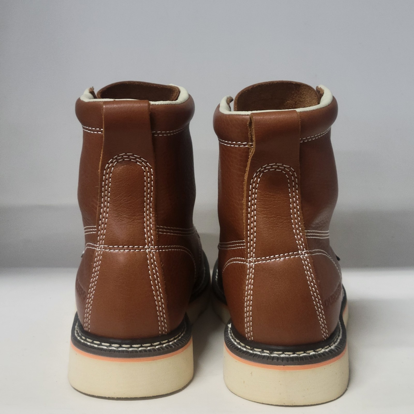 Duradero 6″ Moc Wedge Soft Toe Boot Rust Mens Size 8.5M