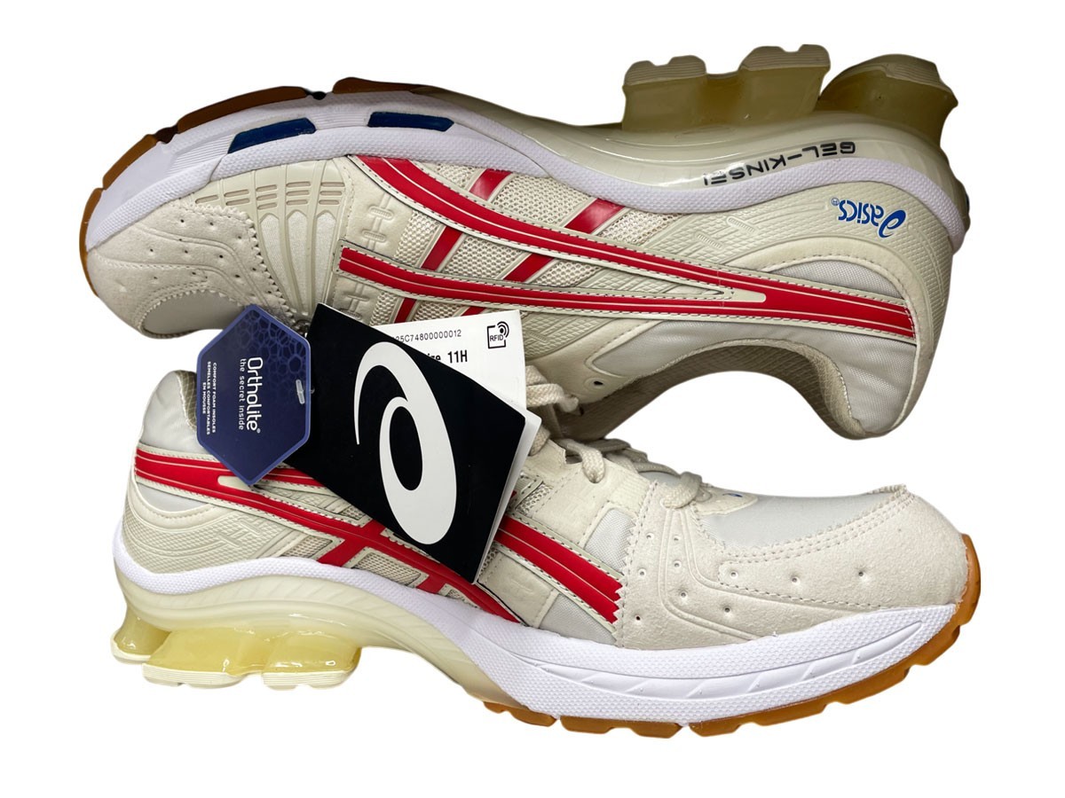 NIB Men’s ASICS Gel-Kinsei OG Birch/Classic Red Sneakers – Size 11 ½ 1021A293