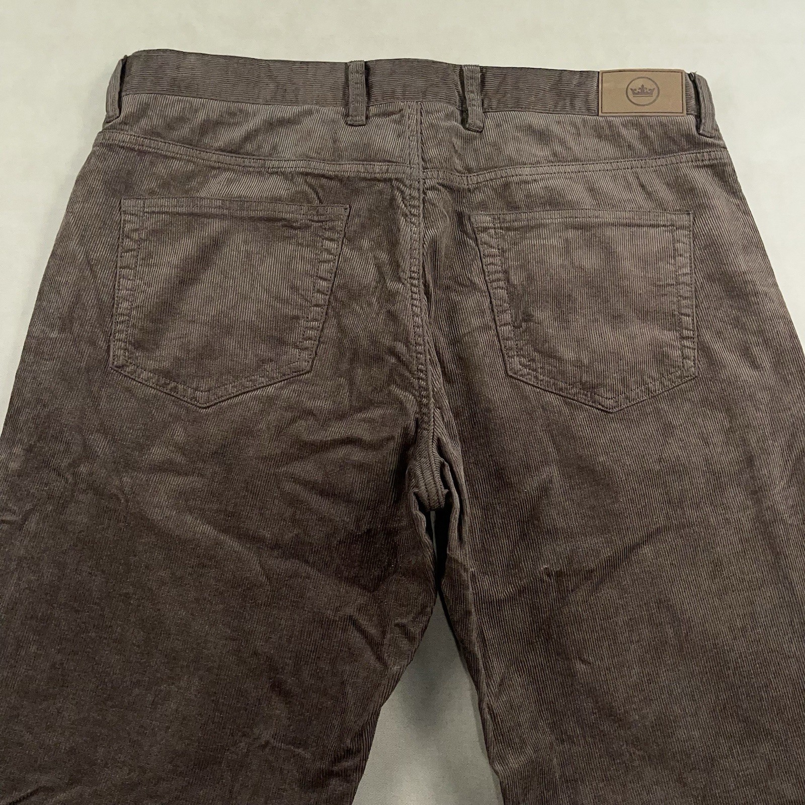 Peter Millar Superior Soft Corduroy Five Pocket Pants Men’s 35×34 Casual Brown