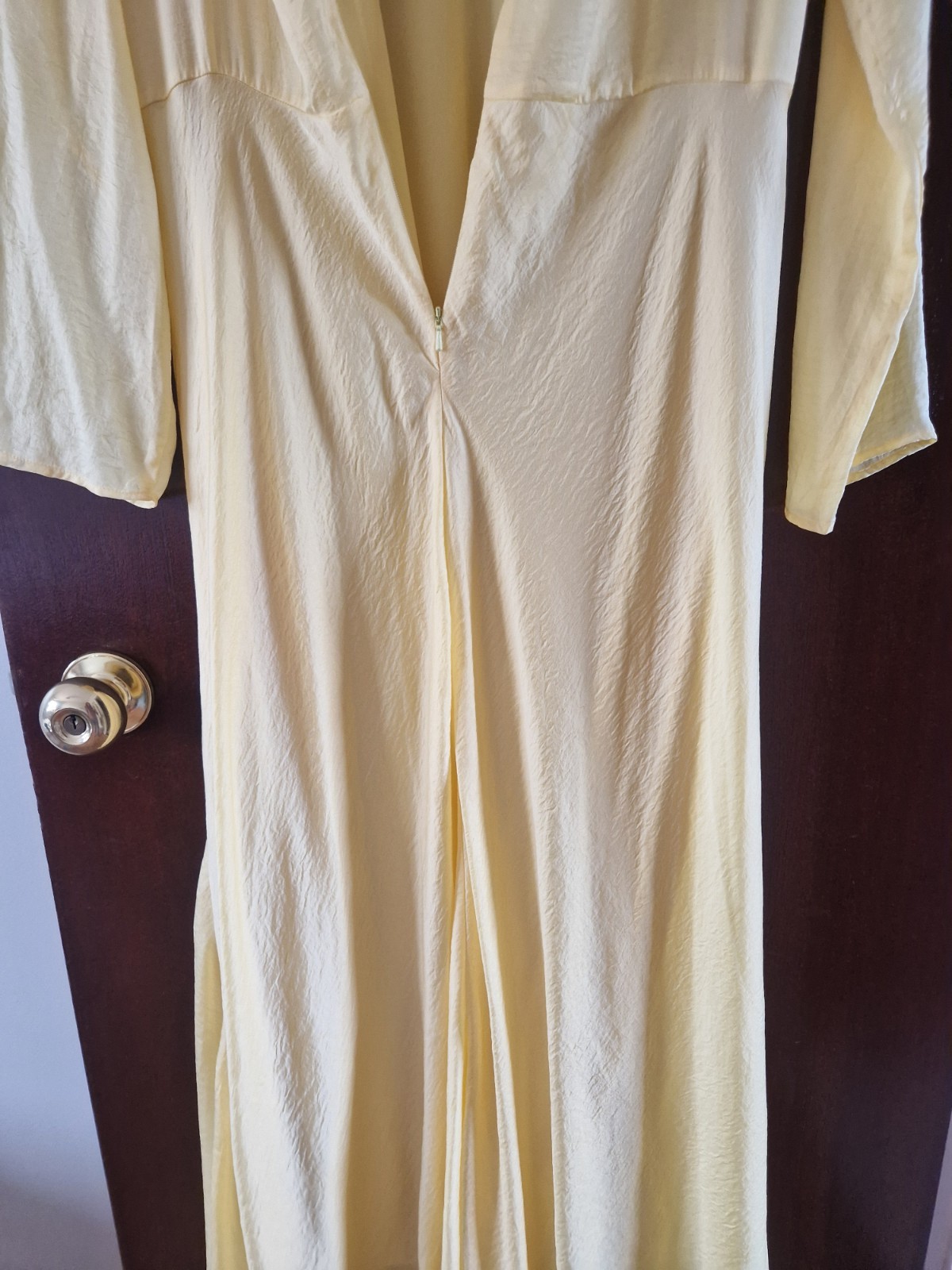 Asos Design Long Dress Size 18 Yellow Summer Wedding Occasion Party Graduation