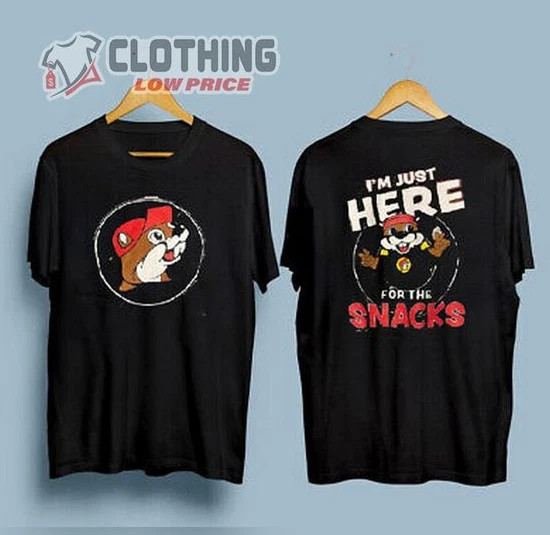 Buc- Ee’s 2022 Halloween T- Shirt, Buc- Ee’s Just Here For The Snacks Shirt