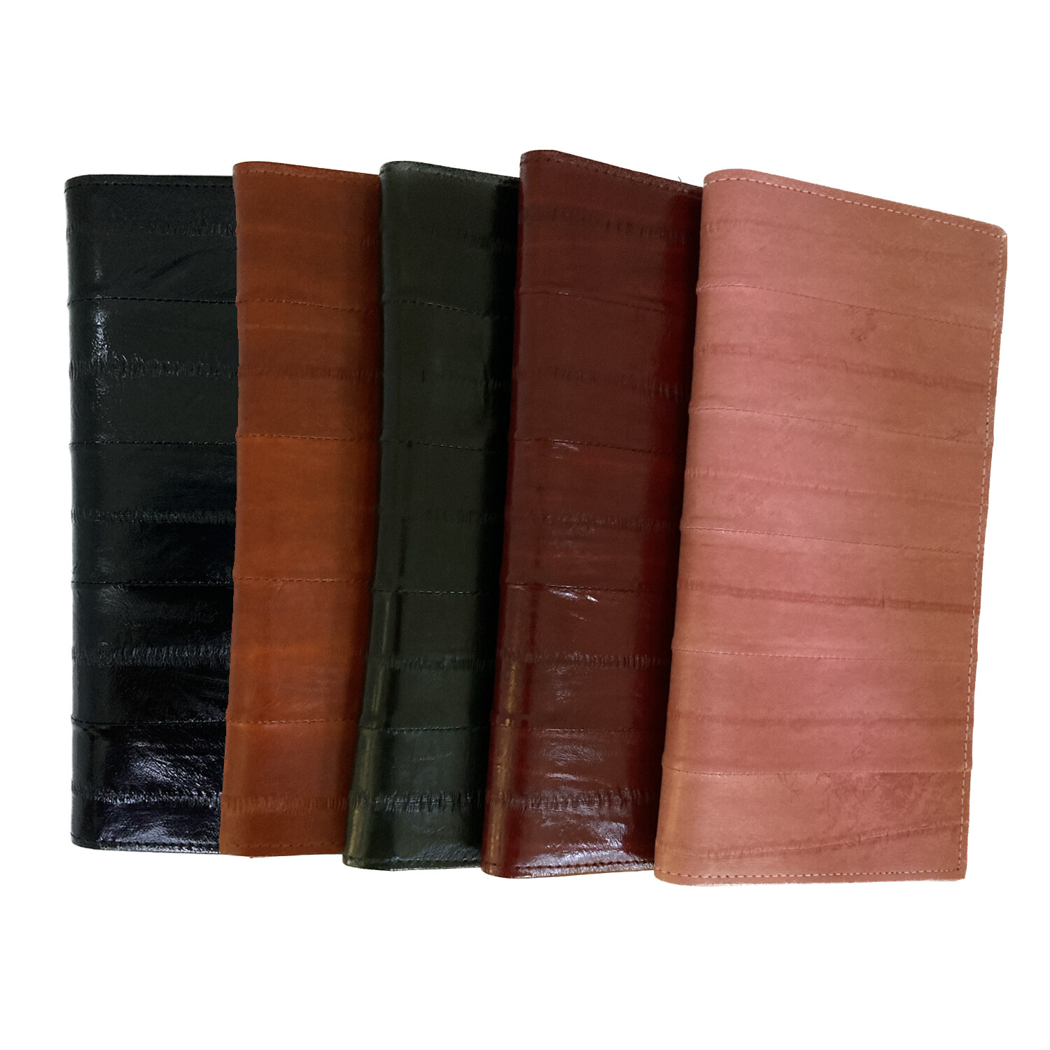 Genuine Eel Skin Wallet Coin Purse Slim Wallet Bifold Purse