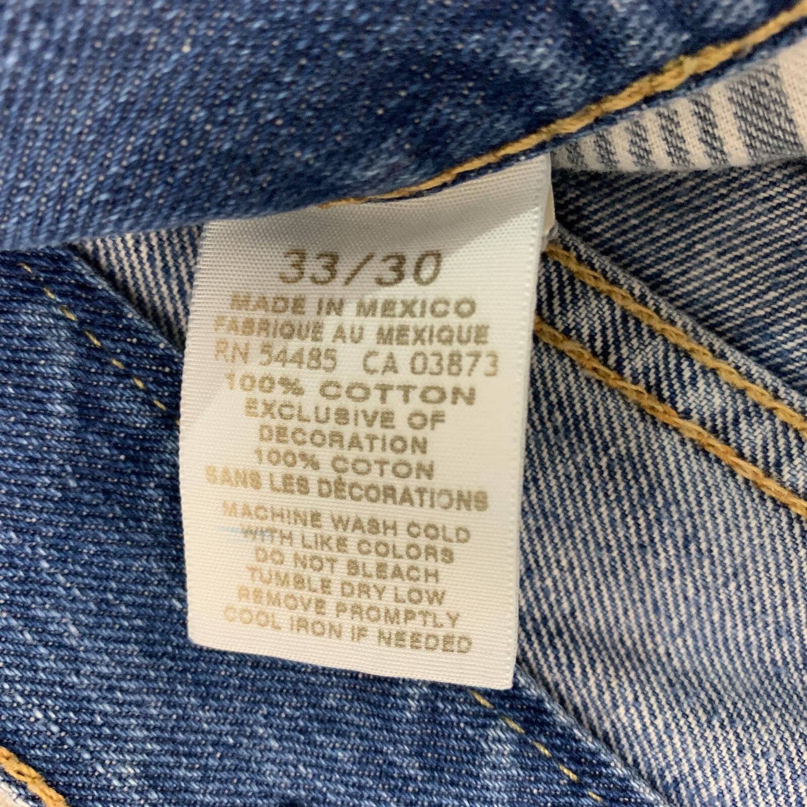 American Eagle Jeans 31×27 Blue Pants Low Rise Boot Distressed Grunge Tag 33×30