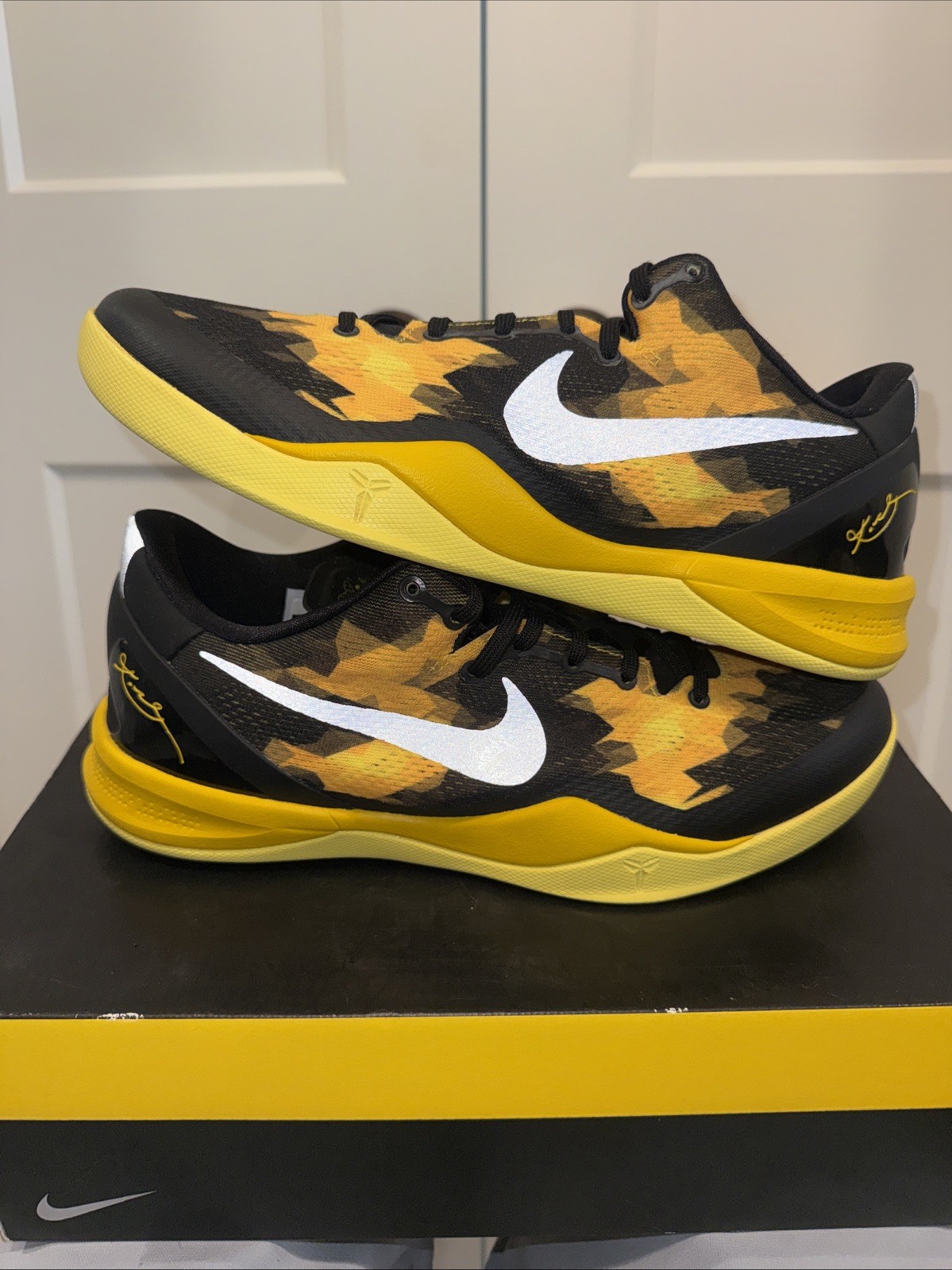Kobe 8 Sulfur Electric Yellow Super 2012 Clean Size 11 OG All