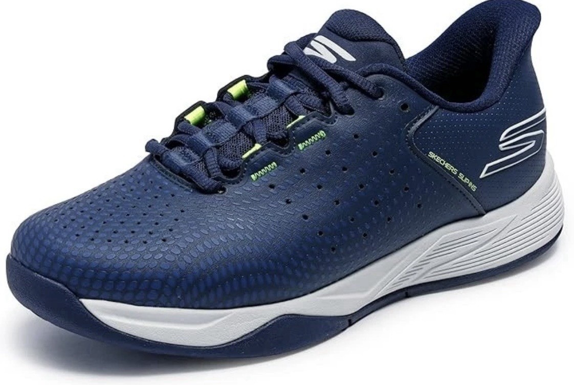 Skechers Men’s Viper Court Reload Hands Free Slip-ins Pickleball Shoe Size 7.5