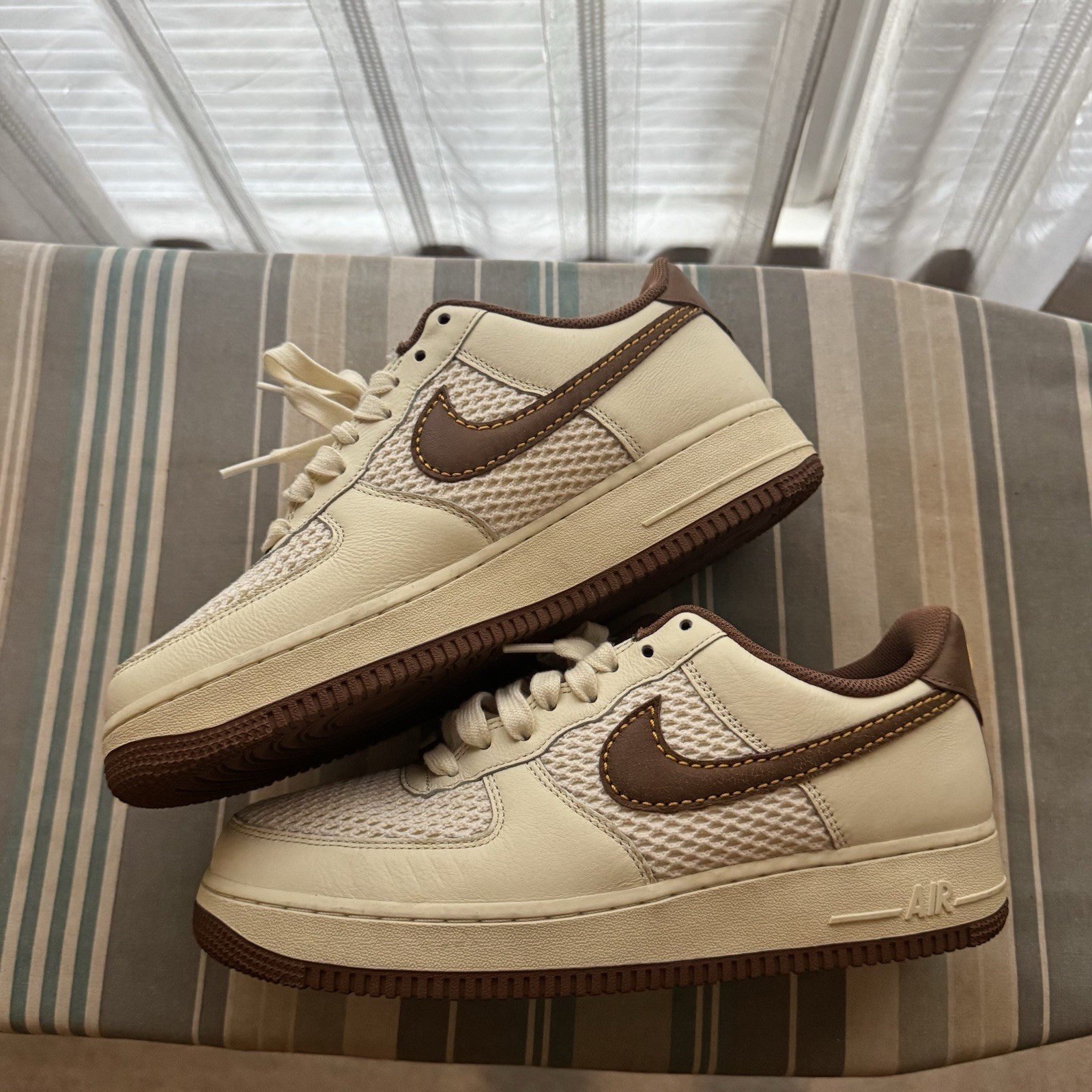 Nike Air Force 1 ’07 LV8 Coconut Milk Light Low US Mens Size 10.5 No OG Box