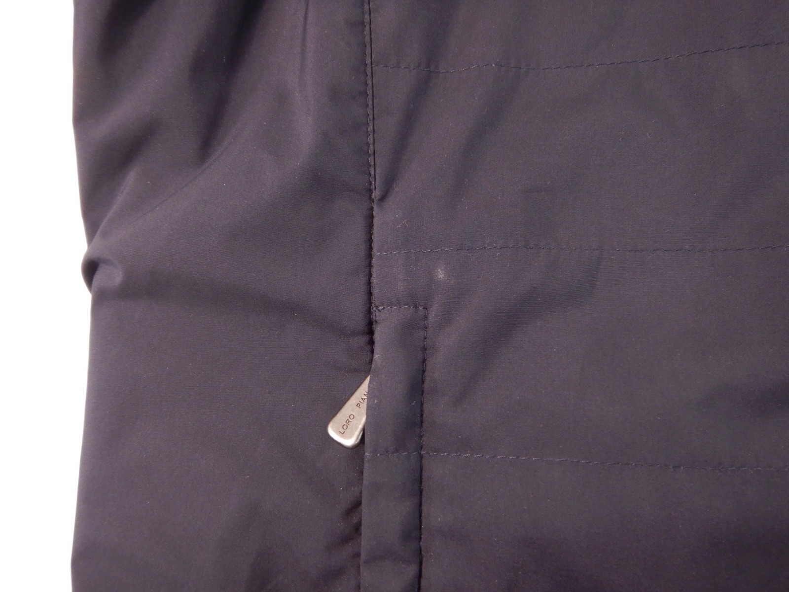 Loro Piana Men’s Black Storm Jacket – Quilt Vest Removable Sleeves Hood Size XXL