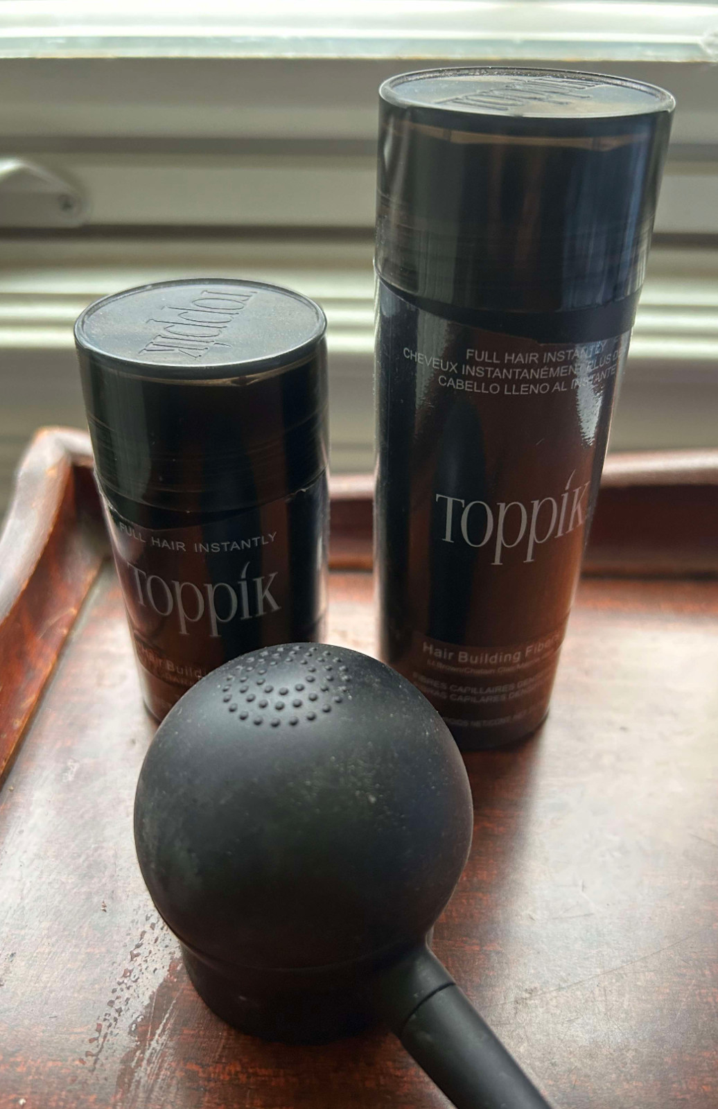 Dark Brown TOPPIK Light Brown TOPPIK And Applicator Toppik Set of 3