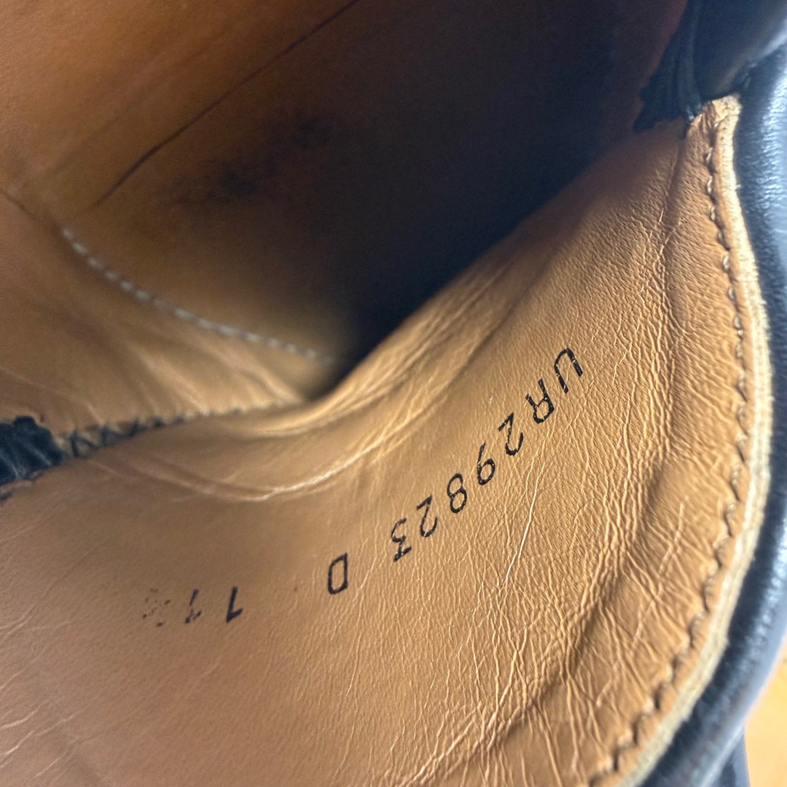 Salvatore Ferragamo Mens 11.5 Black Leather Gancini Bit Loafers FLAW