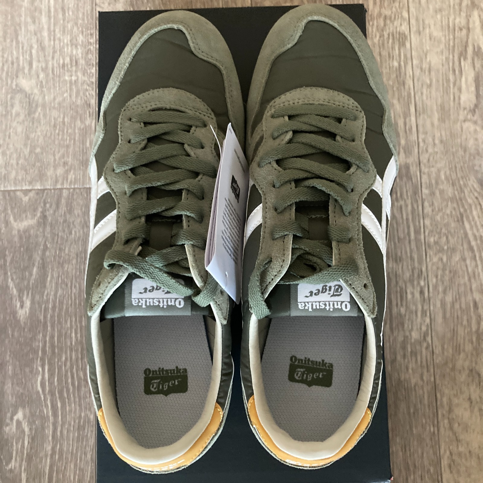 Onitsuka Tiger SERRANO 1183B400 304 BURNT OLIVE/WHITE New in Box from Japan