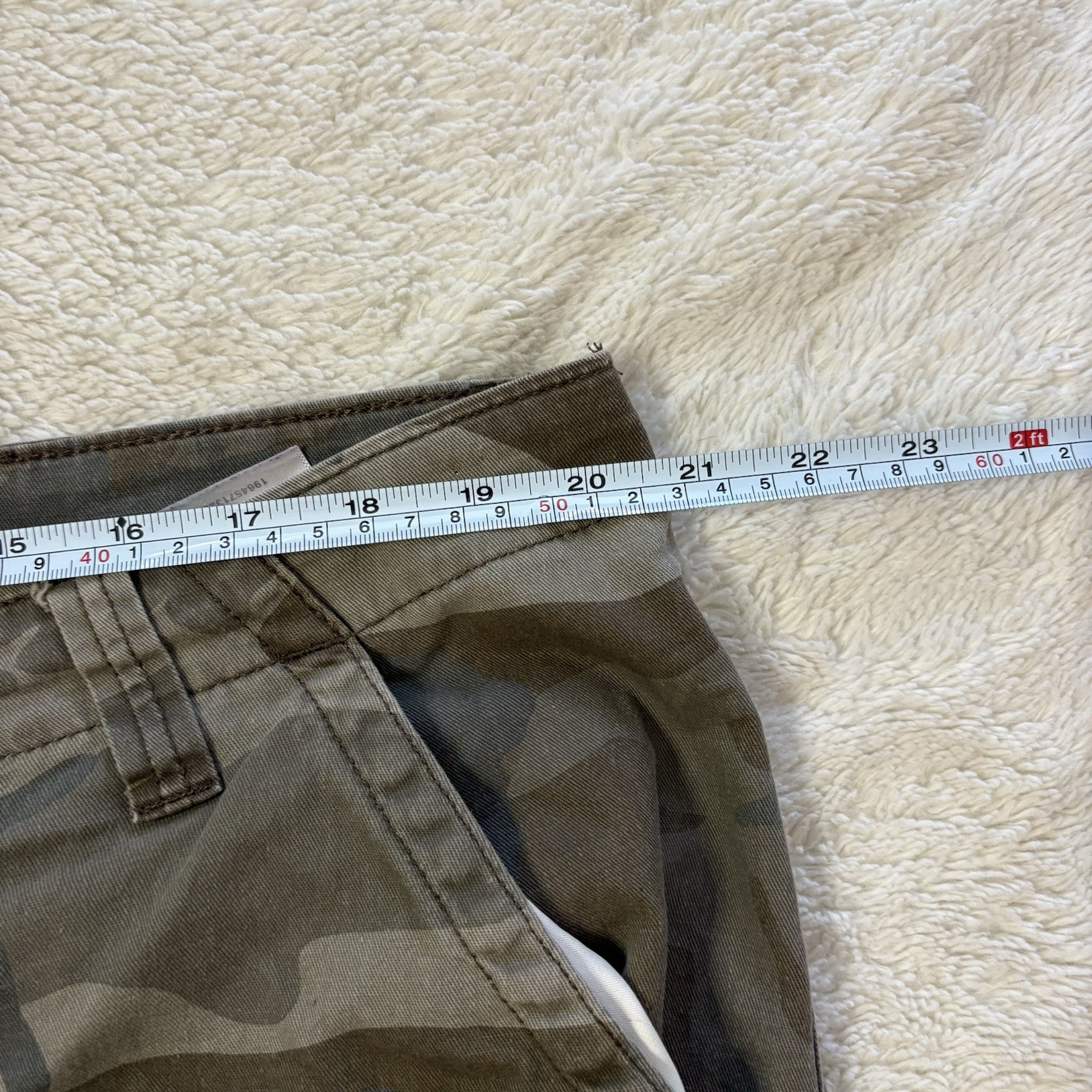 Men’s Wrangler Cargo Pants Camo 40×30 Regular Taper 98% Cotton 2% Elastane Work