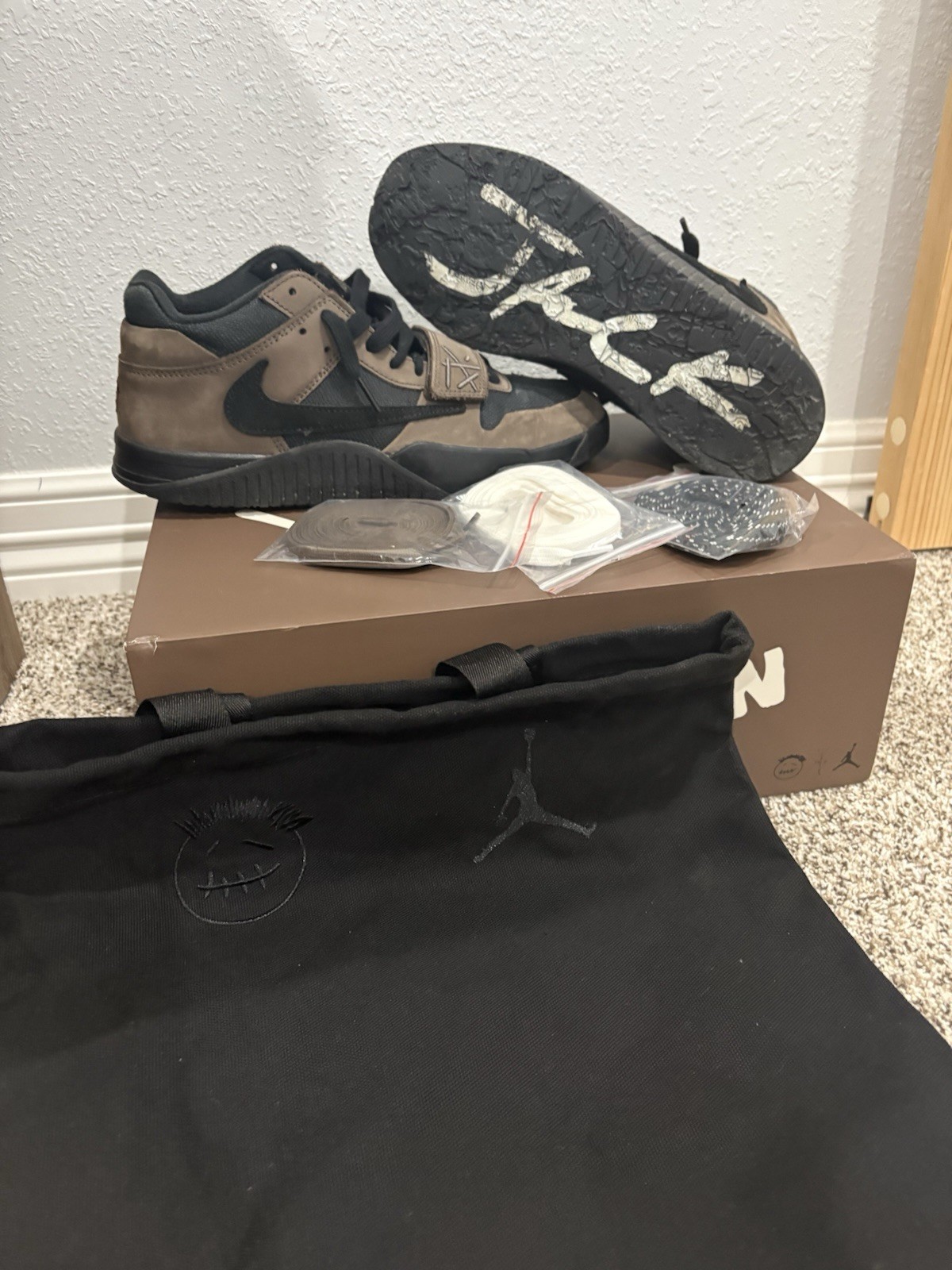 Jordan Jumpman Jack TR ‘Dark Mocha’ Low Top Sneakers Brown/Black Strap