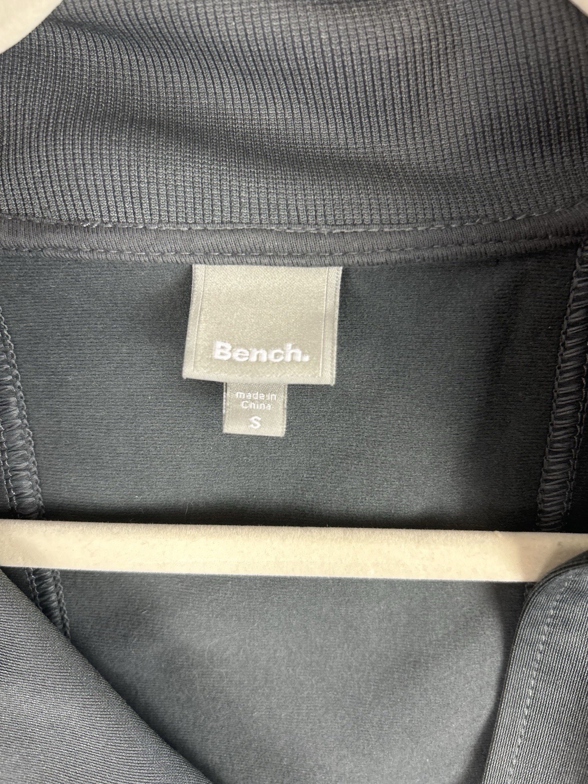 Bench. Urbanwear Women’s Small Full Zip Jacket Mock Neck Stretch Athleisure Gray