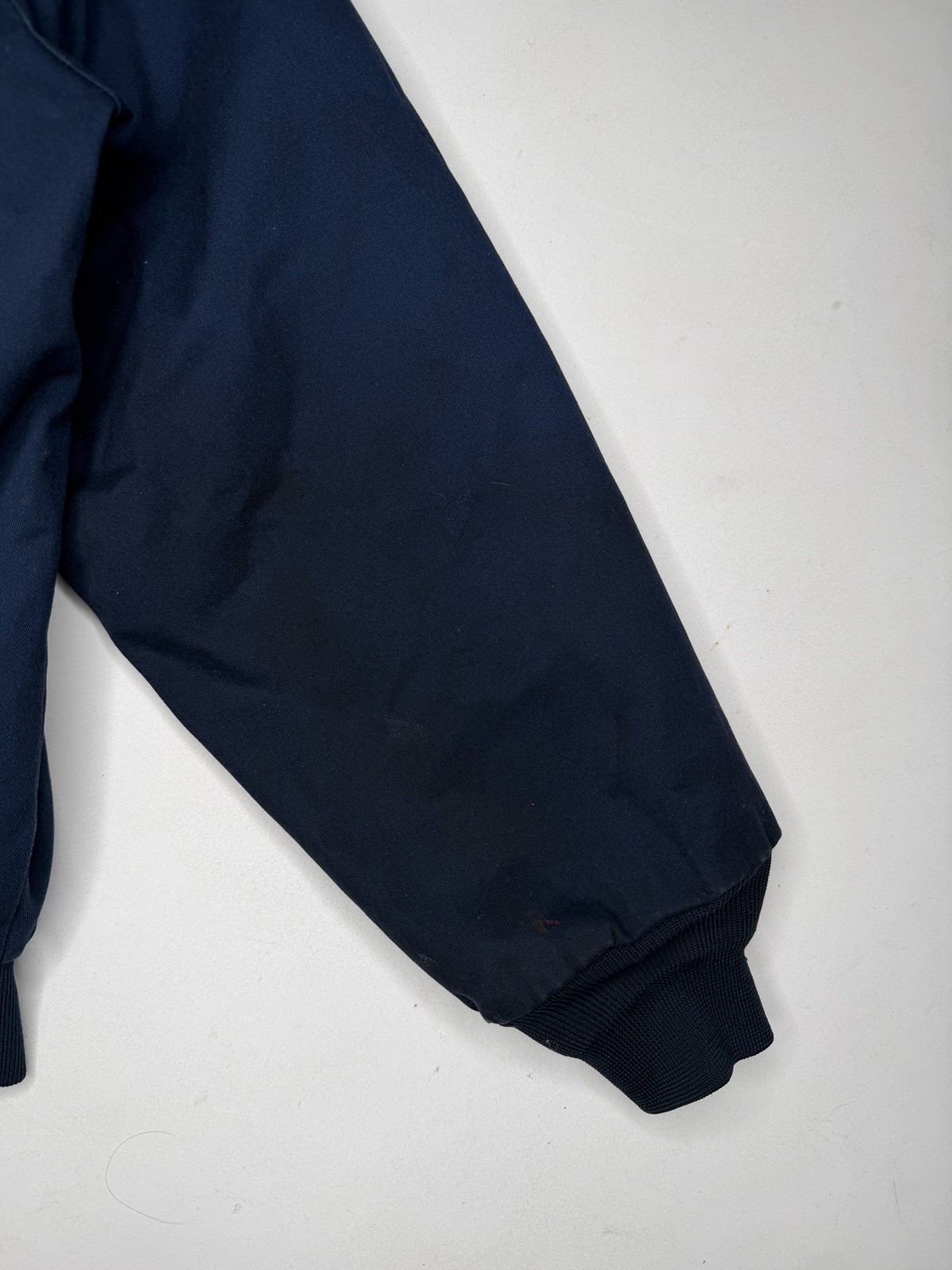 Vintage Mercedes Benz Diesel Trucks Mechanic Work Jacket Gray | L