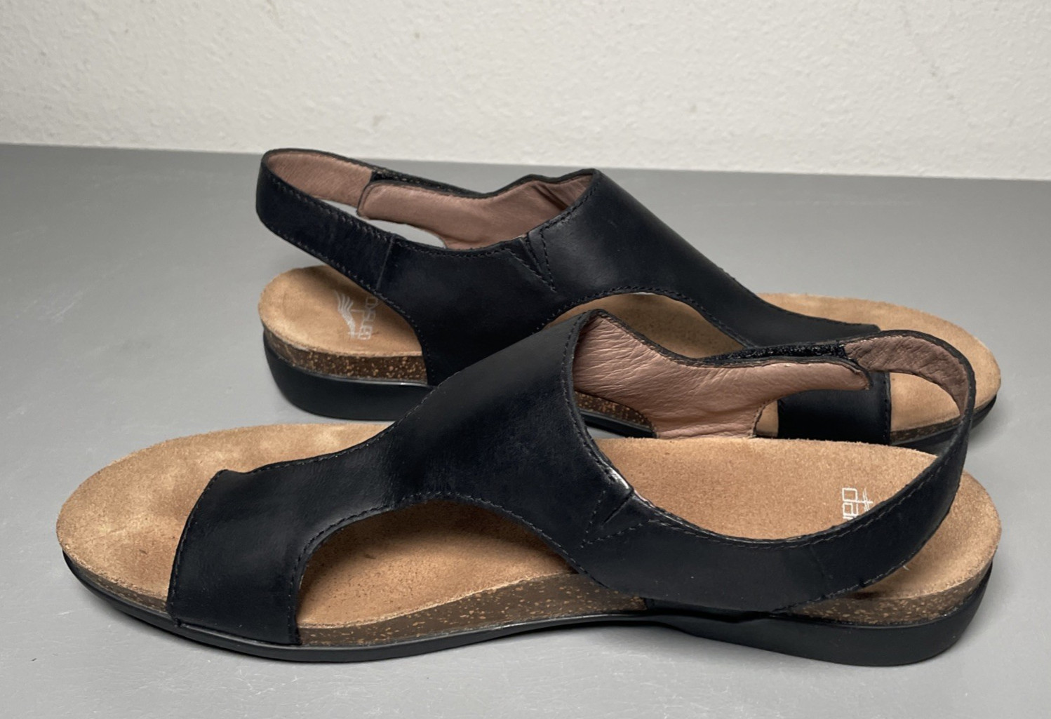Dansko Reece Black Waxy Women’s Comfort Sandals – EU 42