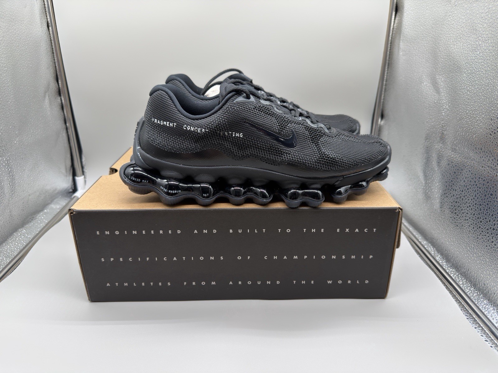 Fragment Design x Nike Air Liquid Max Black – Size 9.5 Men’s – IQ8601-001