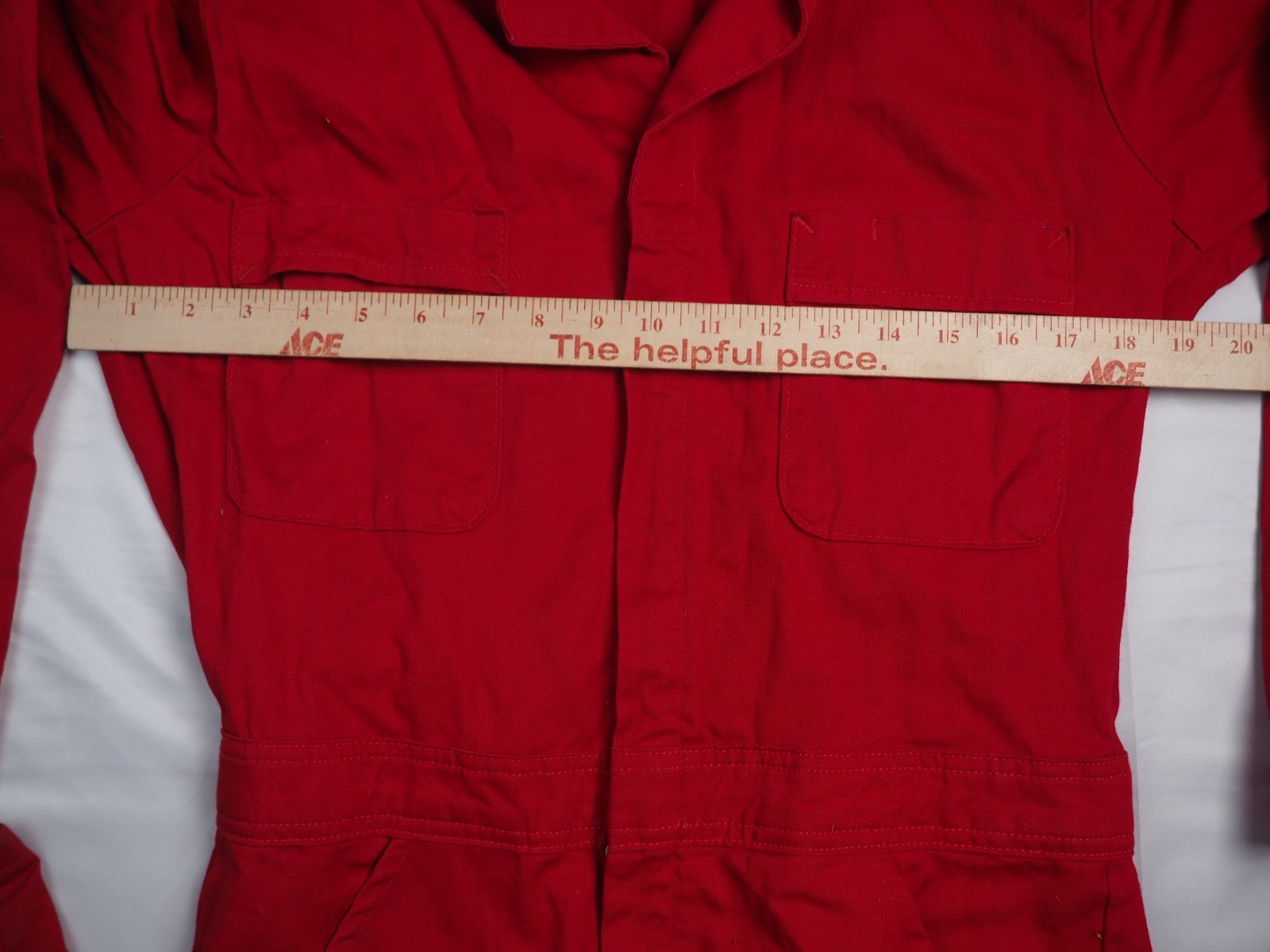 Vintage Red Kap Coveralls Small Regular S-RG Made In USA 100% Cotton Workwear