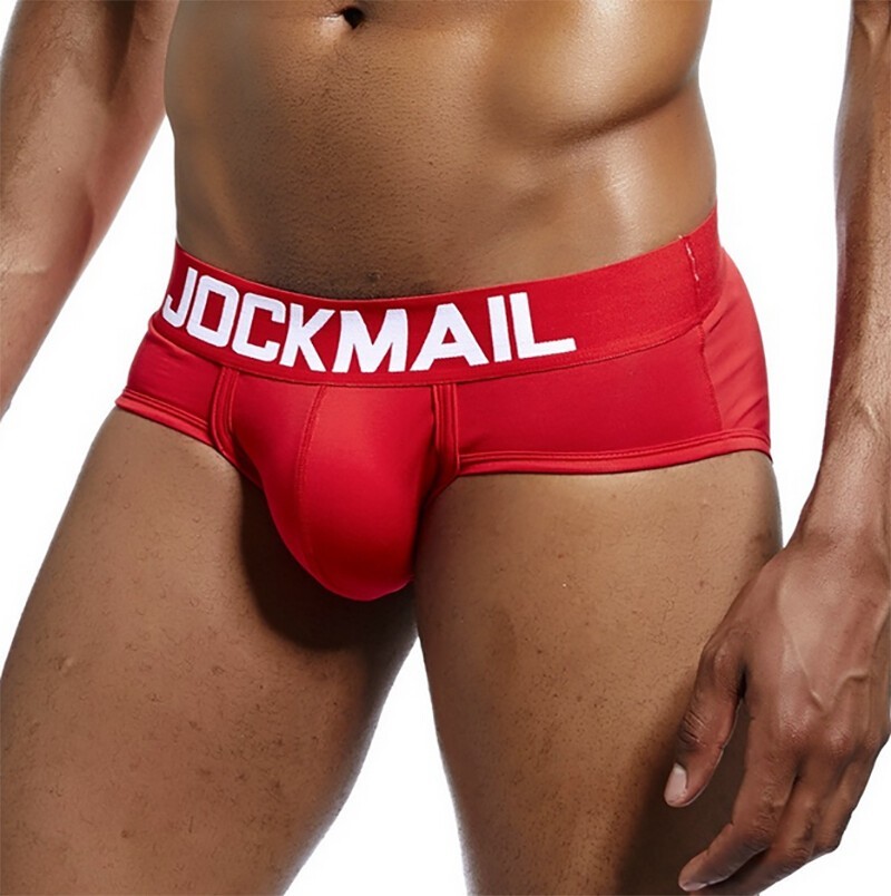 JOCKMAIL Boxer Shorts Men’s U Convex Underwear Cotton Bulge Pouch Trunks Panties