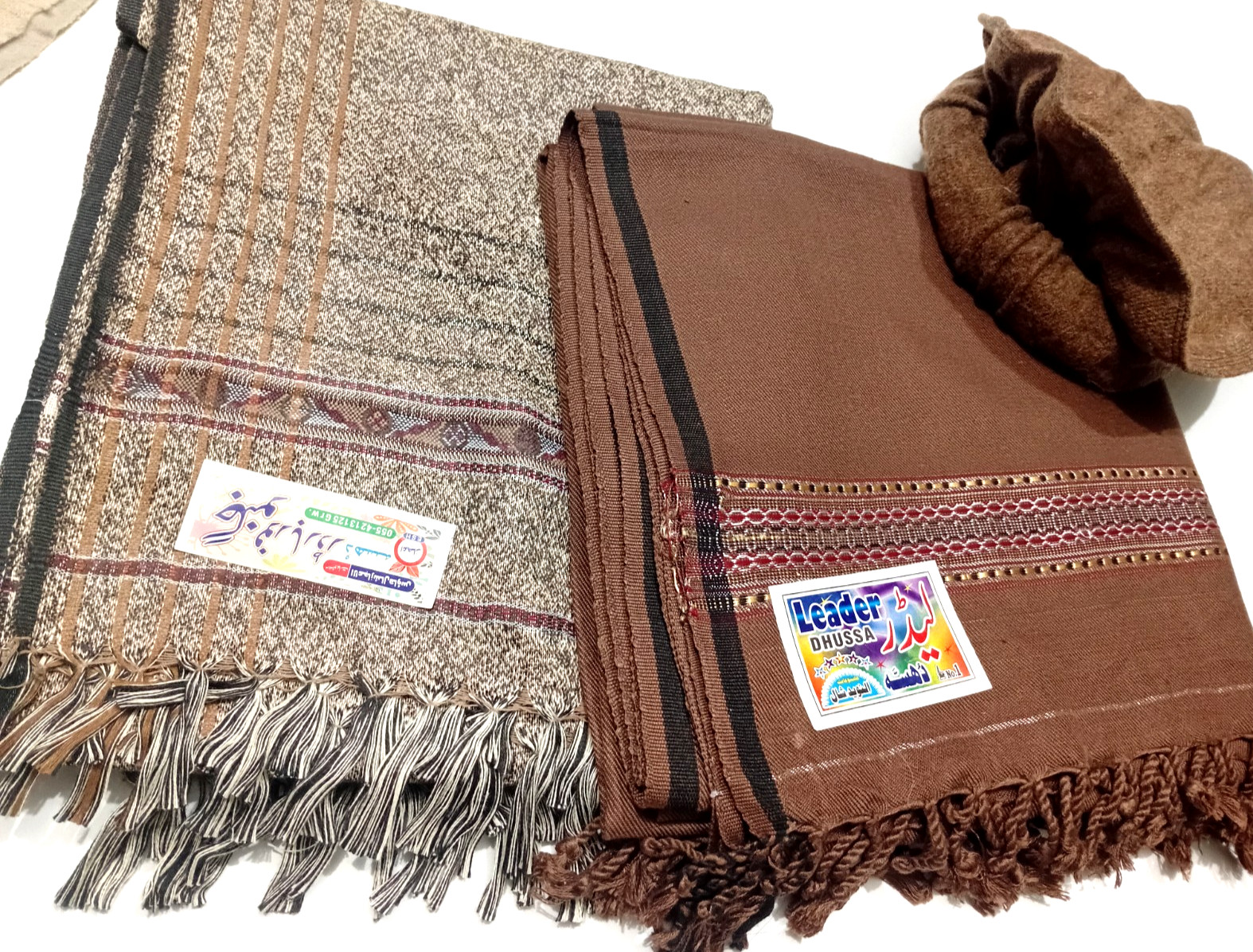 Afghan Patoo Blanket Shawl Topi Chitrali Pakol 100% Wool Cap Pakul Handmade Hat.