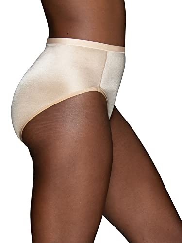 Vanity Fair Body Caress High Cut Panties Size 9 Damask Neutral 13137 3 Pack NWT