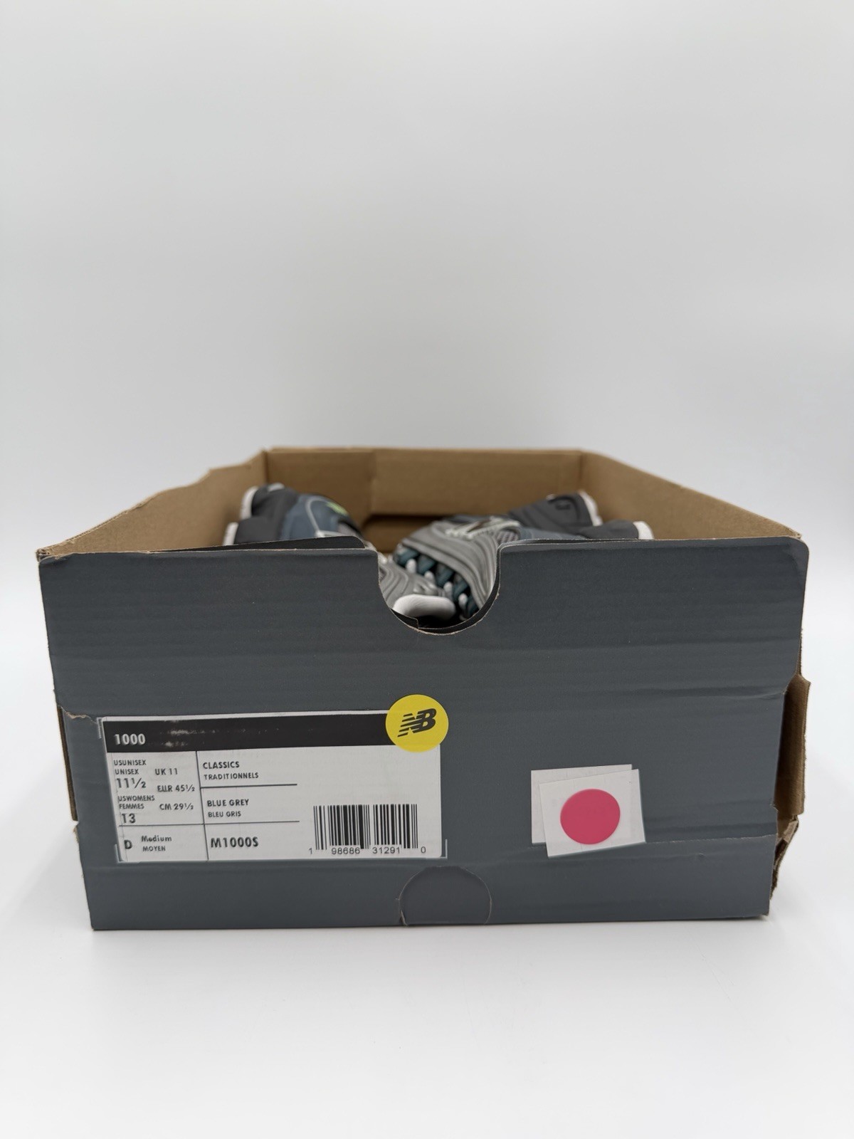 New Balance Men’s 1000 Size 11.5 Navy Silver Reflection |M1000S|