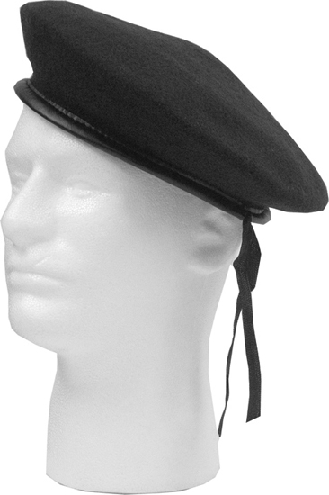 Beret “Monty” RED-GREEN-BLACK G.I Style Military Army Wool Hat 45991-45992-45993
