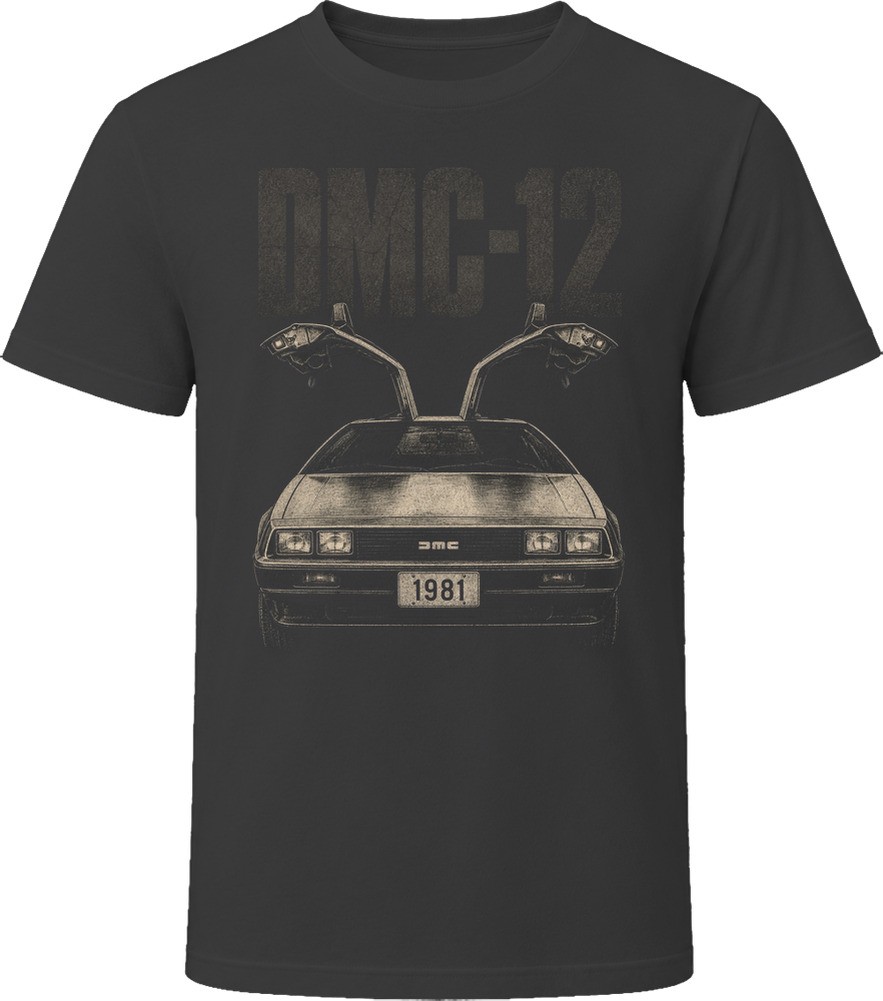 1981 DMC-12 Retro Sports Car T Shirt