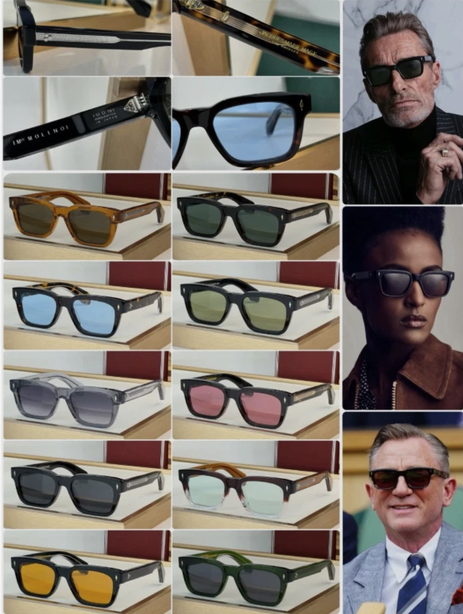 JACQUES MARIE MAGE Style Unisex Sunglasses – MODEL MOLINO SIZE：51口20
