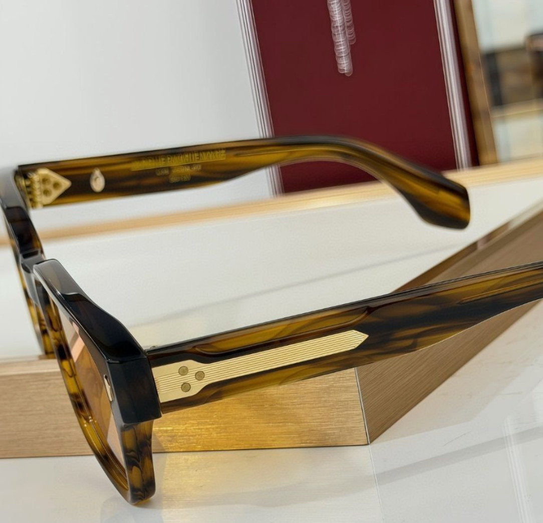 Eyewear JMM MOLINO Yellow Brown Frame Gradient Oversized HQ Materials 145mm