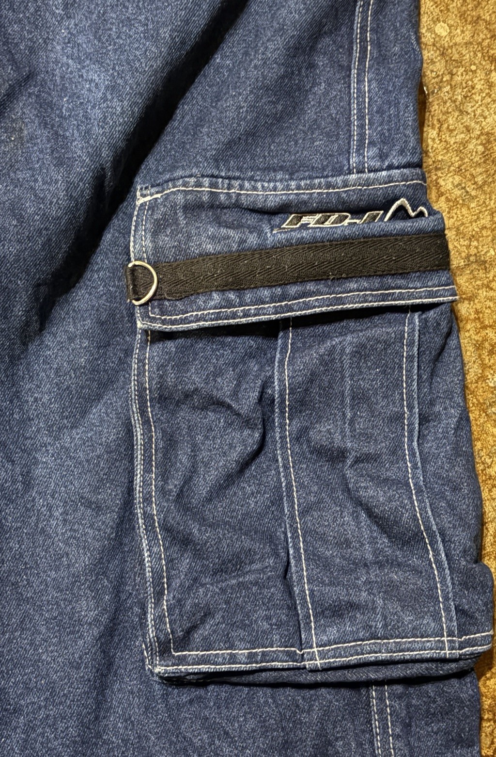 Vintage Y2K First Down The Jeans Baggy Cargo Size 32/34