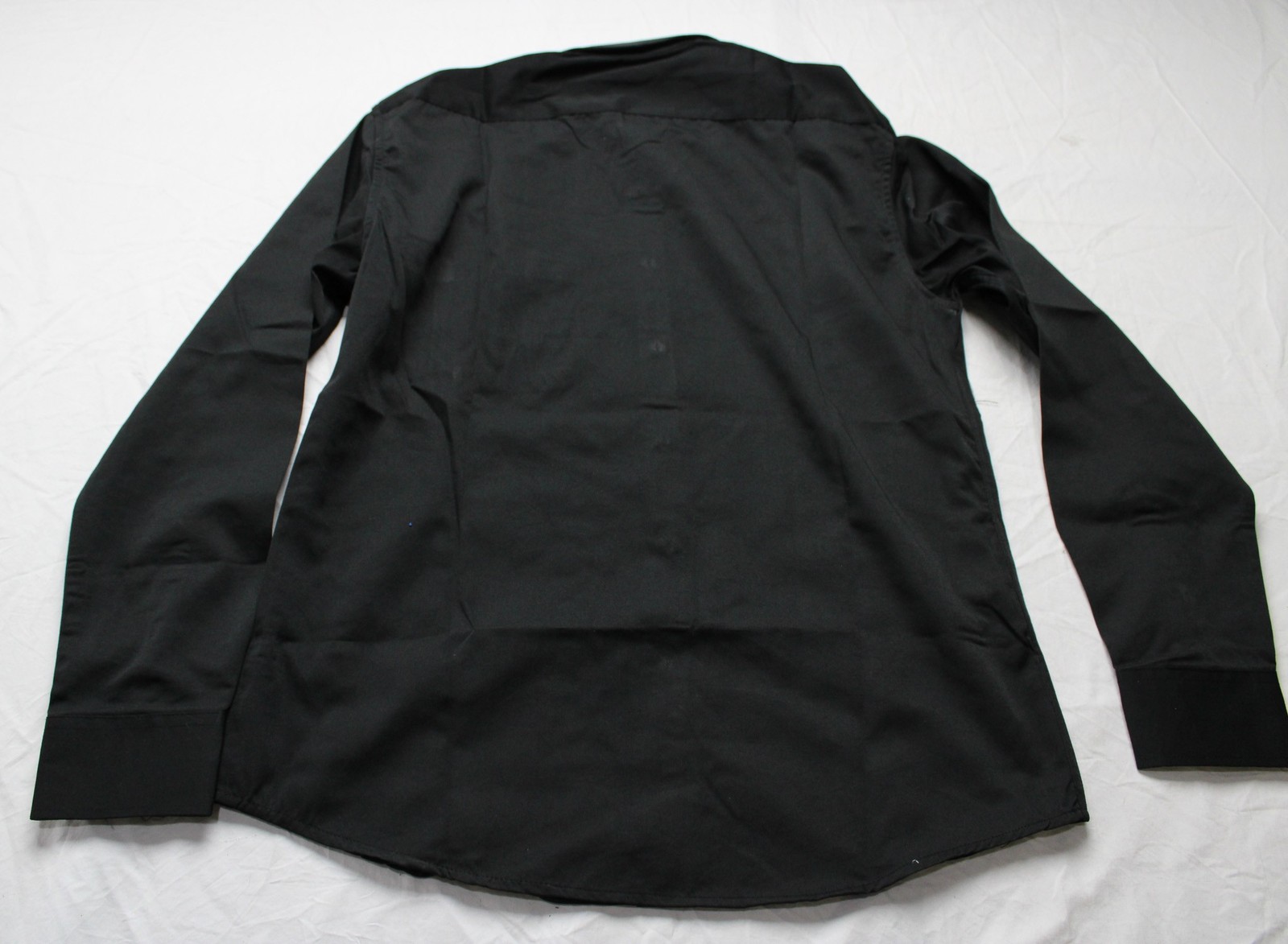 Kevin Joe Men’s Long Sleeve Solid Button Down Shirt AP2 Black Size: 2XL