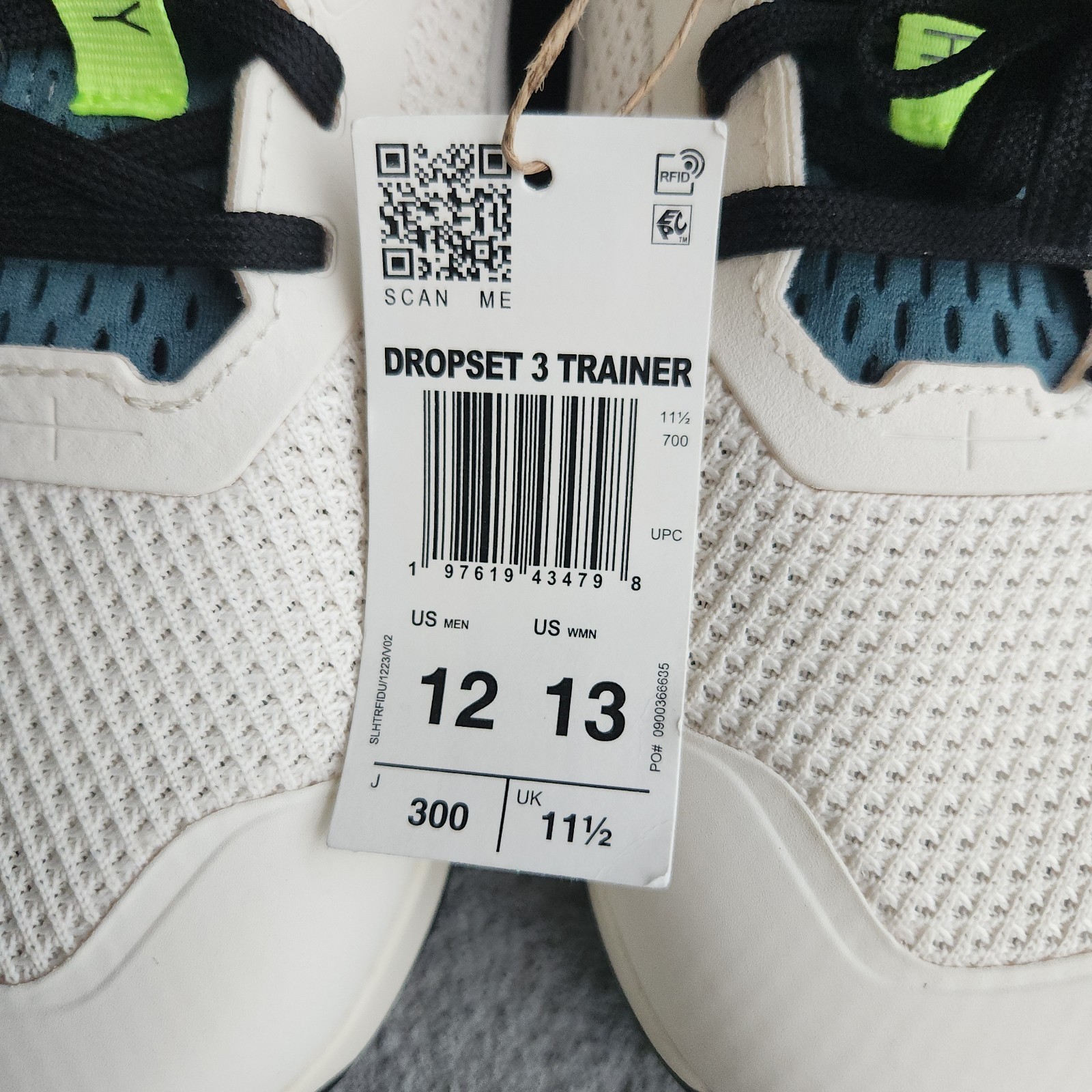adidas Dropset 3 Training Mens White Sneakers Athletic Shoes JP7239 Size 12 US