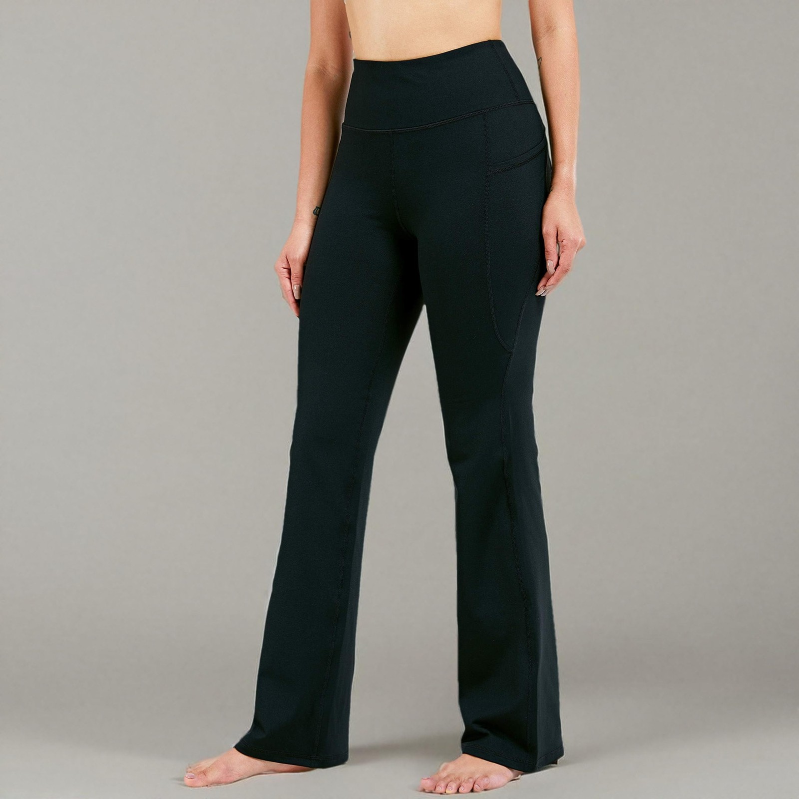 28″/30″/32″/34″ Inseam Women’s Bootcut Yoga Pants Long Bootleg High-Waisted F…