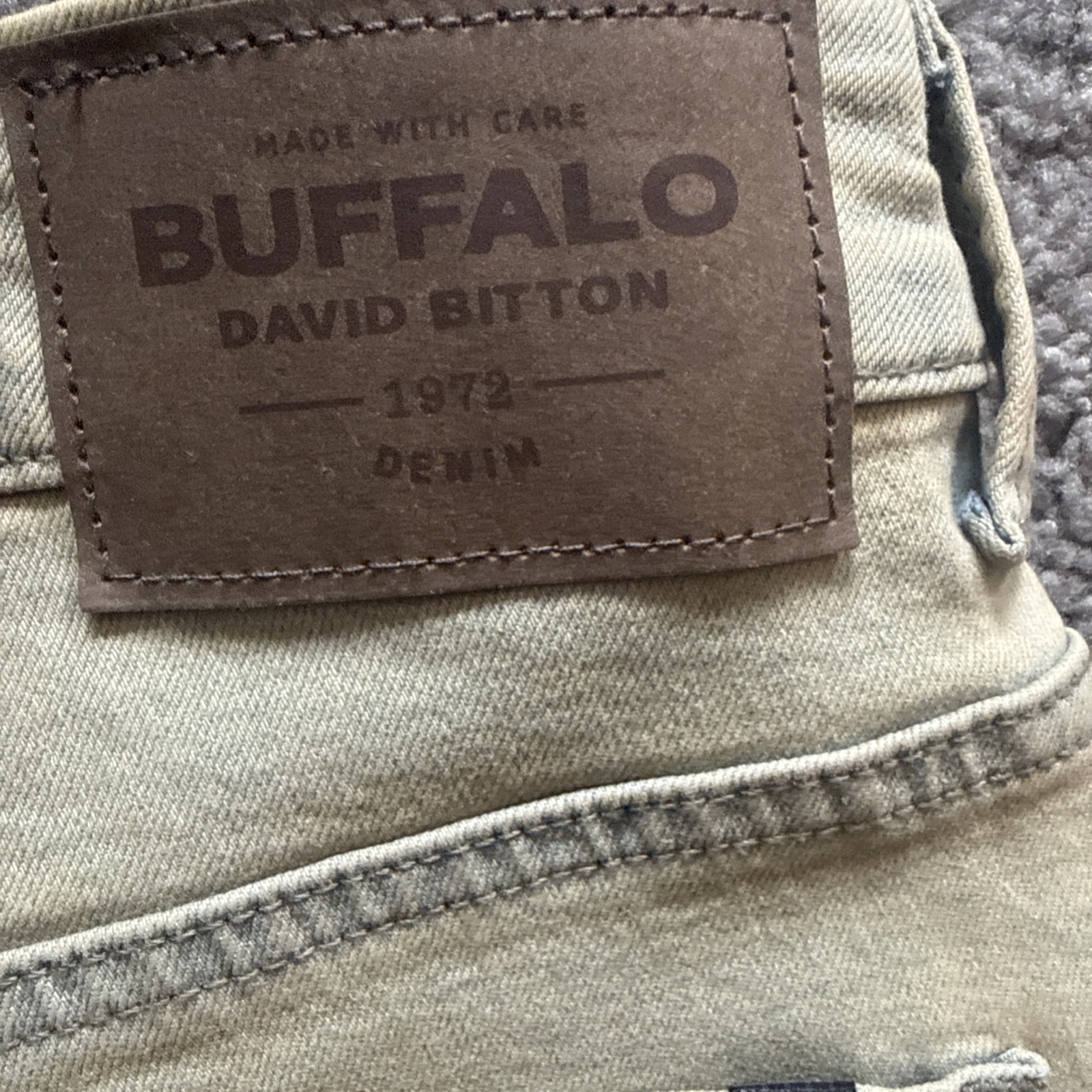 NEW Buffalo David Bitton King Slim Boot Jeans Mens 30×30 Sand Wash NWT Stretch