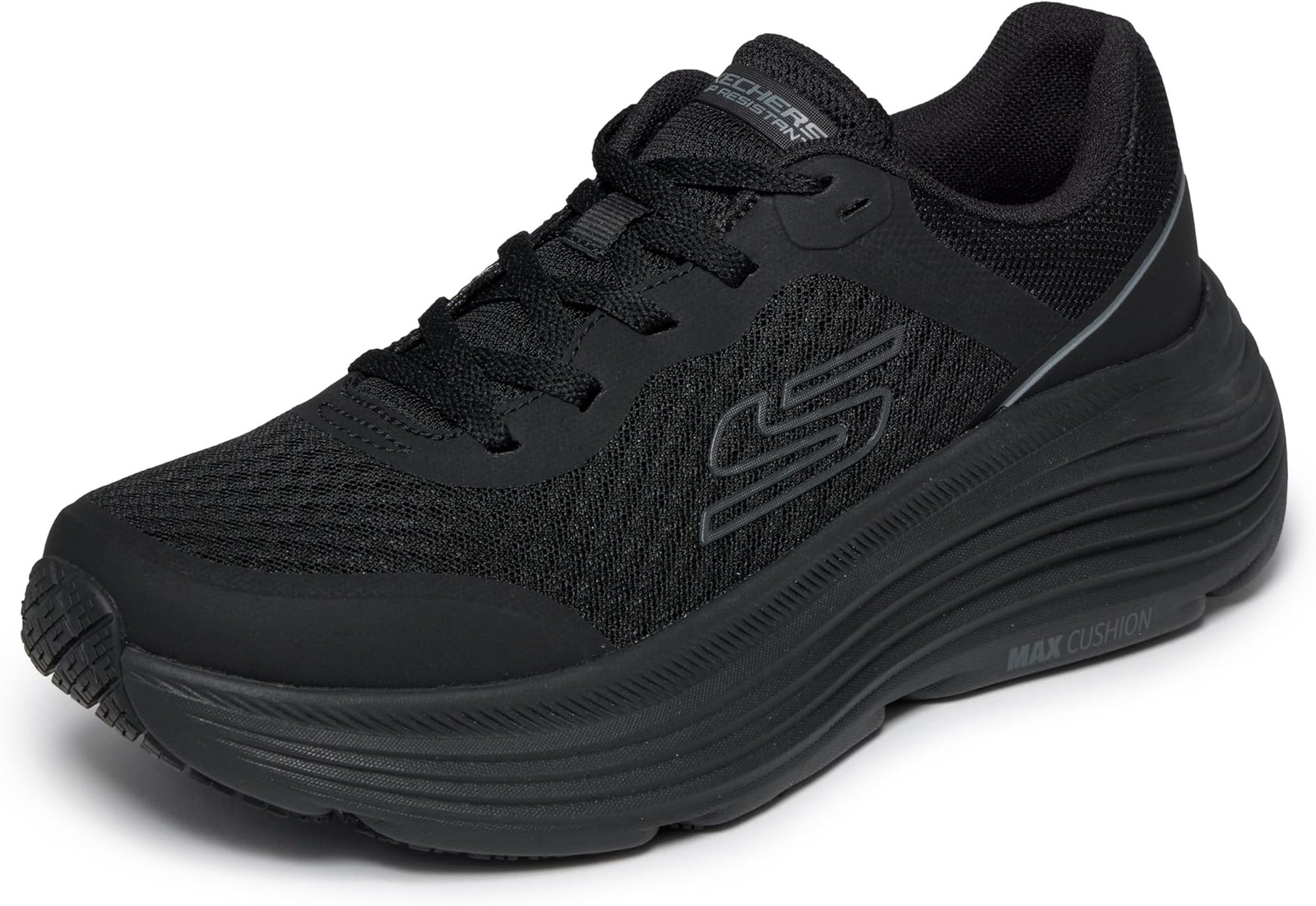 Skechers Women’s Women’s Max Cushioning Endeavour Sro Soft Toe Athletic – Black