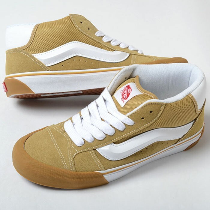 VANS Knu Skool Mid OG 2023 MEN’S SNEAKERS VN000CQ95SM BROWN CLASSIC TRUE WHITE
