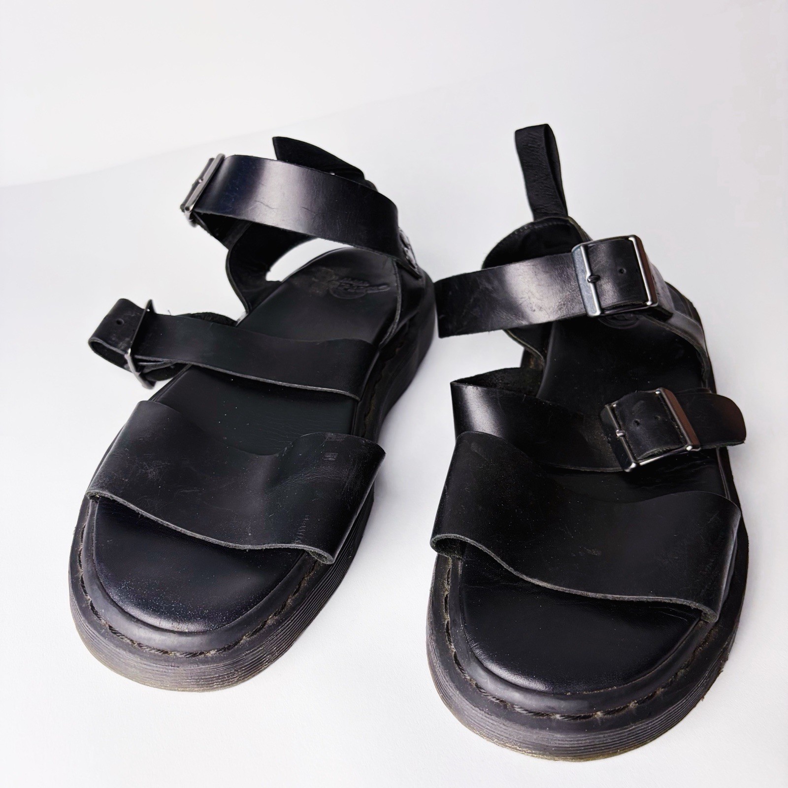 Dr. Martens Men’s Black Gryphon/Gladiator Sandals size men’s 10