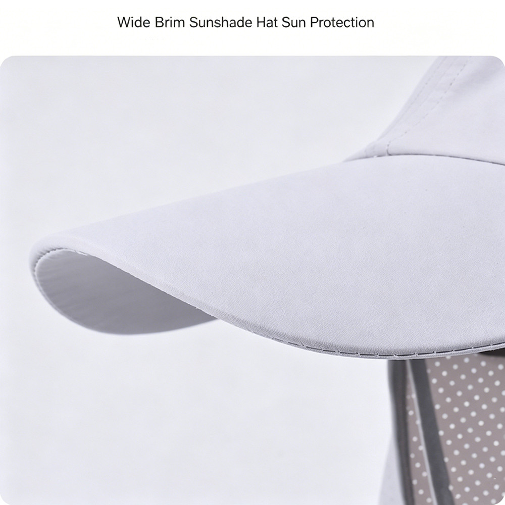 3 in1 Fishing Hat with Face & Neck Flap UV Protection Breathable Sun Shade Cap