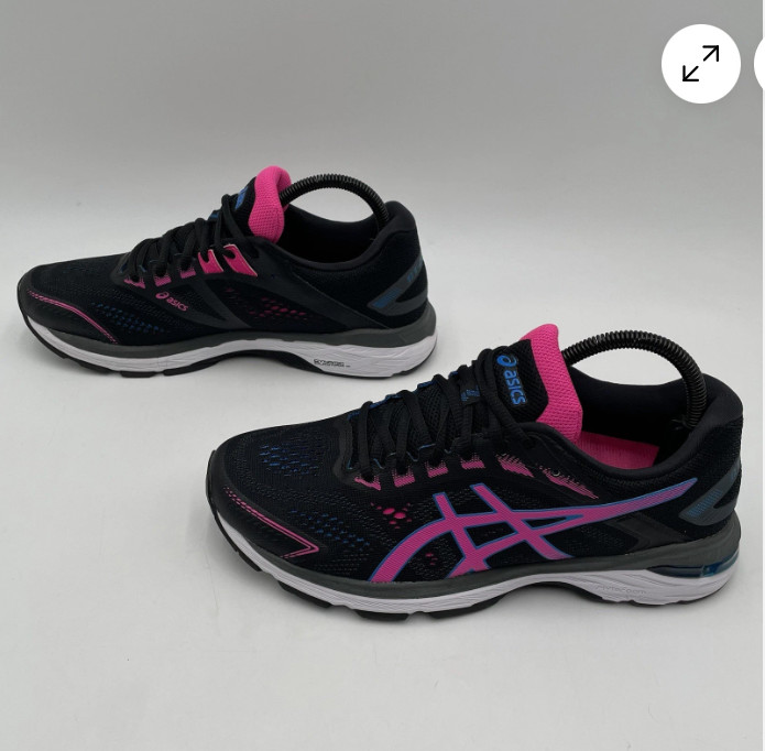 Asics GT 2000 7 Womens Size 9.5 Running Shoes Sneakers 1012A554 Black Pink